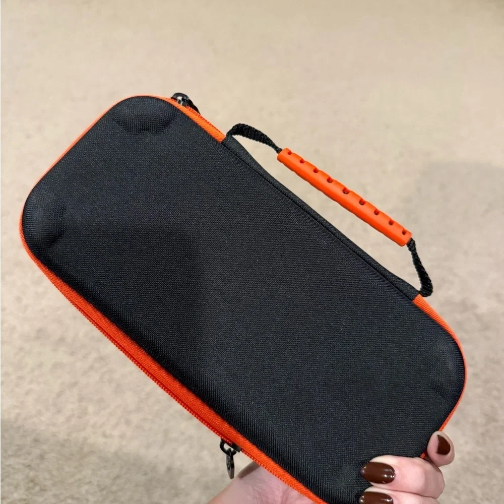 Nintendo Black and Orange Switch Case